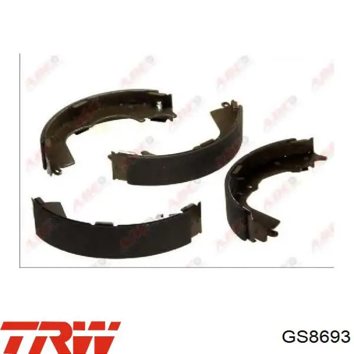 0449535200 Toyota Zapatas de freno de tambor traseras