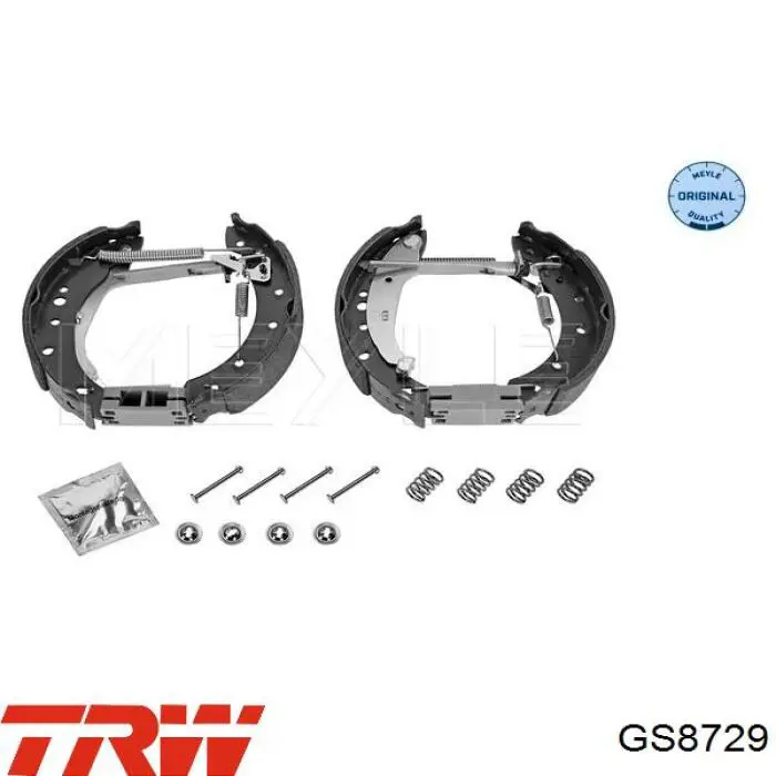 Zapatas de freno traseras TRW GS8729