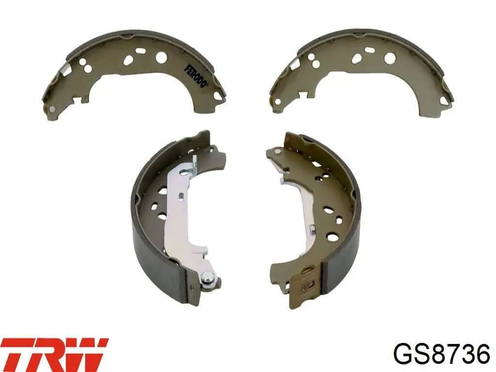 Comprar GS8736 TRW Zapatas de freno