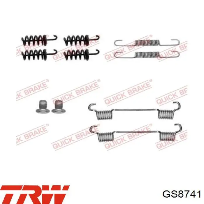 Zapatas de freno de mano GS8741 TRW