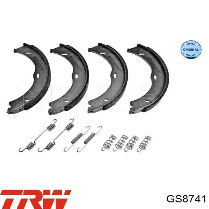 Comprar GS8741 TRW Juego de zapatas de frenos, freno de estacionamiento