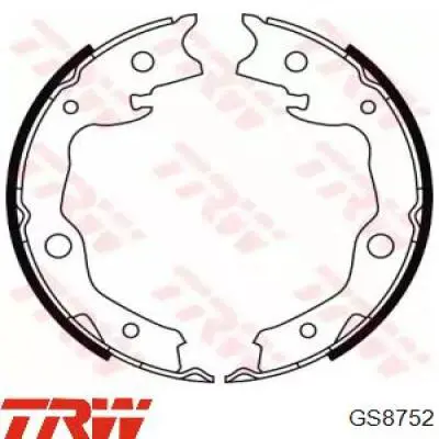 Juego de zapatas de frenos, freno de estacionamiento Nissan Tiida C11X