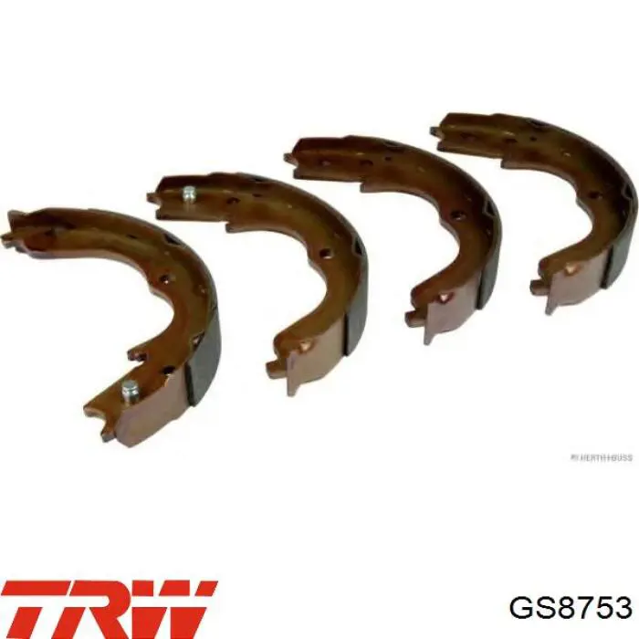 Zapatas de freno de mano GS8753 TRW