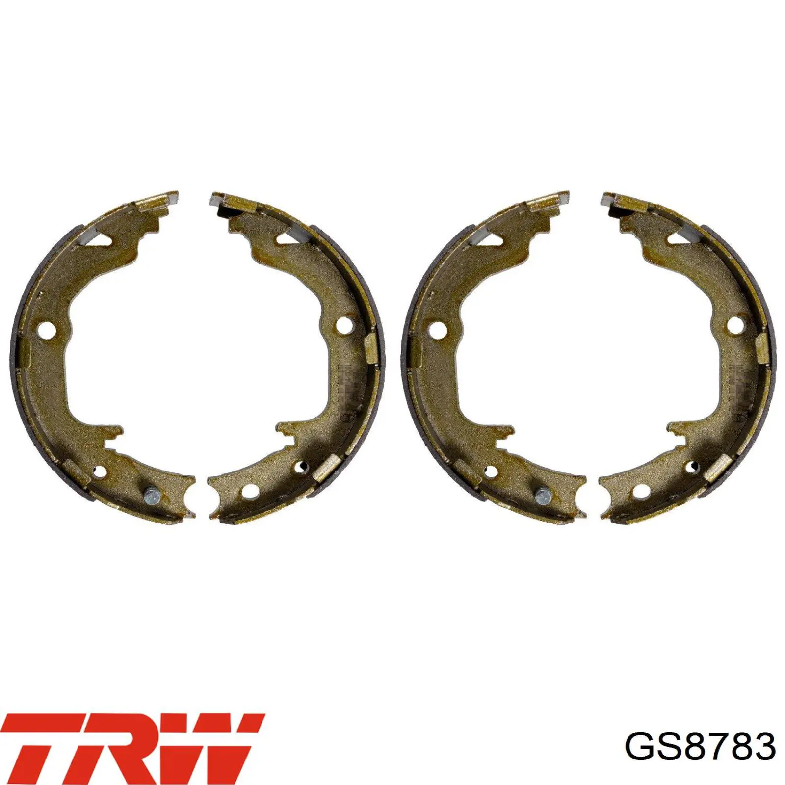 Comprar GS8783 TRW Juego de zapatas de frenos, freno de estacionamiento
