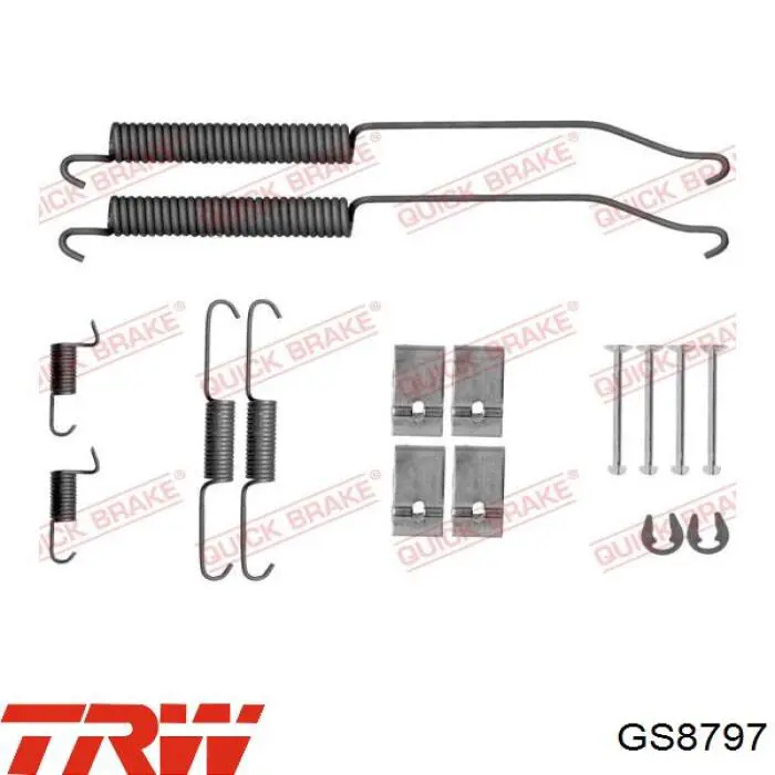 Comprar GS8797 TRW Zapatas de freno