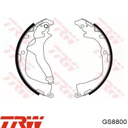 Zapatas de freno traseras Protechnic PRS0822