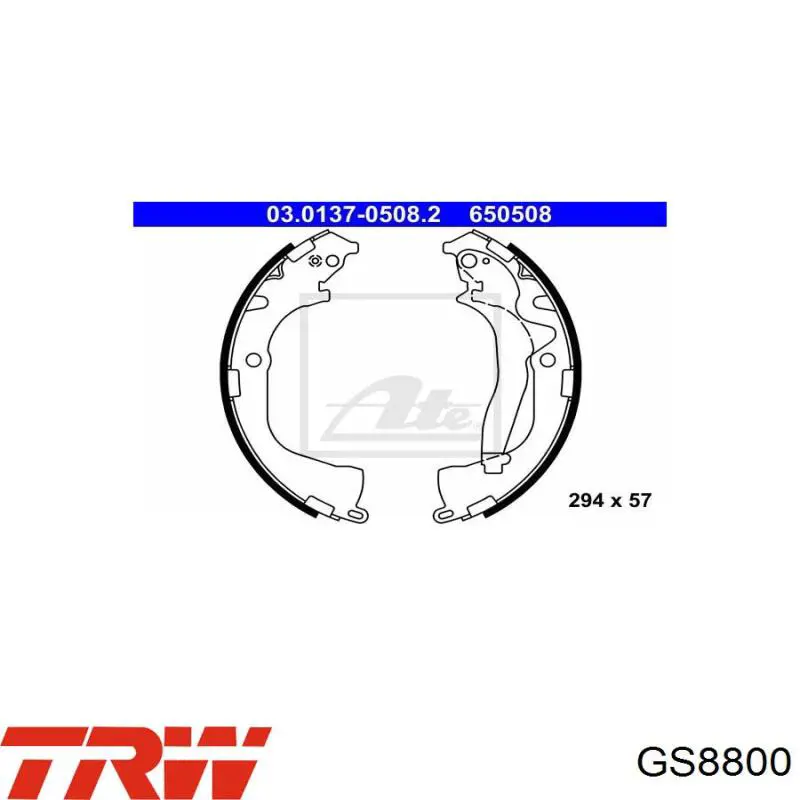Zapatas de freno PRS0822 Protechnic