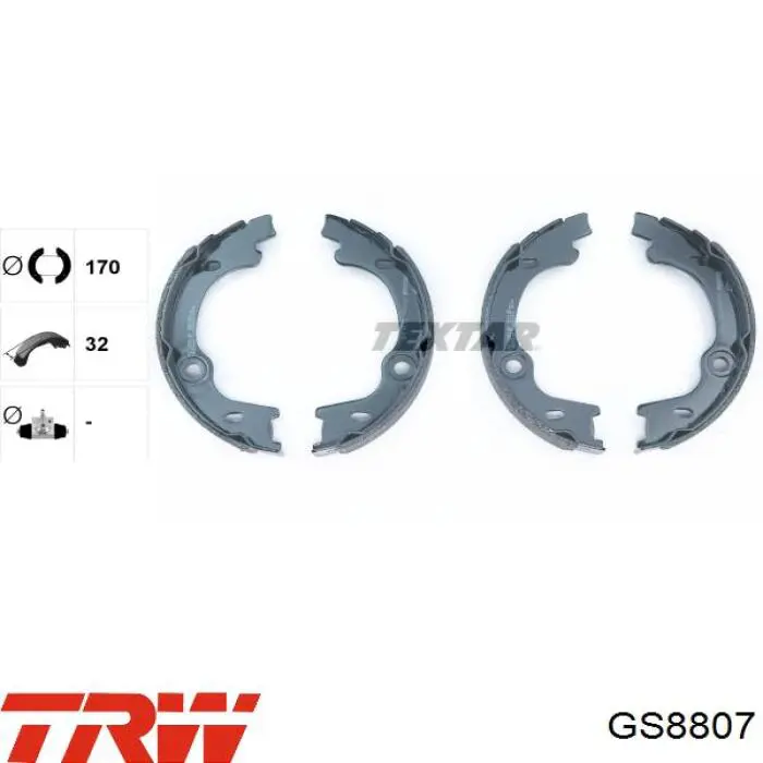 Comprar GFK24AF Japan Parts Juego de zapatas de frenos, freno de estacionamiento