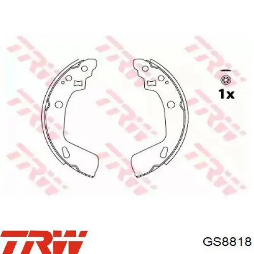 Zapatas de freno de tambor traseras TRW GS8818 precio, desde 25,14 EUR