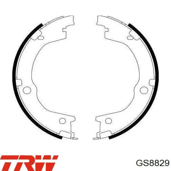Zapatas de freno de mano TRW GS8829 precio, desde 38,59 EUR