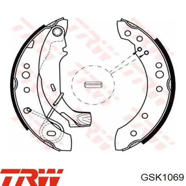 Zapatas de freno traseras Brembo K61079