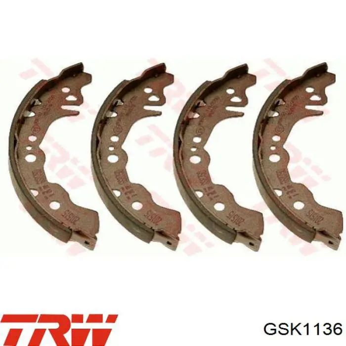 Zapatas de freno traseras TRW GSK1136