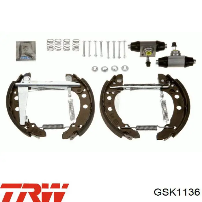 Zapatas de freno de tambor traseras TRW GSK1136 precio, desde 88,03 EUR