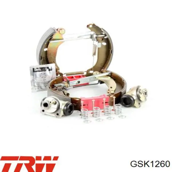 GSK1260 TRW zapatas de frenos de tambor traseras
