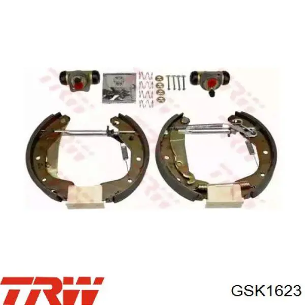 Zapatas de freno de tambor traseras TRW GSK1623 precio, desde 64,77 EUR