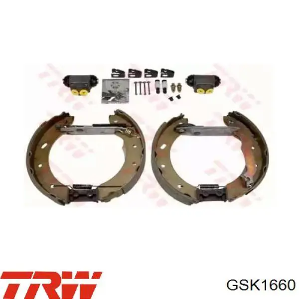Kit frenos, disco de tambor, con cilindros, completo  TRW GSK1660 precio, desde 100,29 EUR