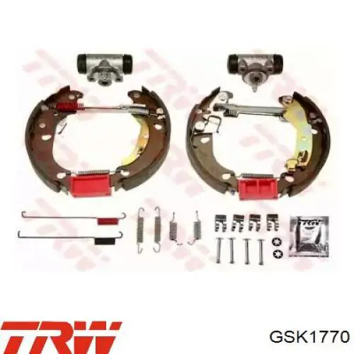 Zapatas de freno de tambor traseras TRW GSK1770 precio, desde 82,39 EUR