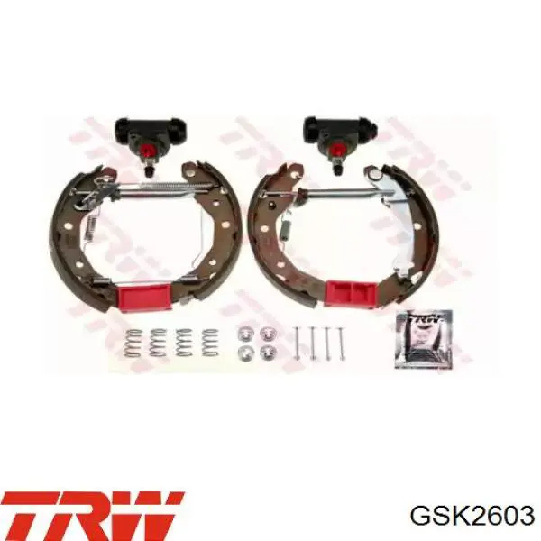 Zapatas de freno de tambor traseras TRW GSK2603 precio, desde 89,99 EUR