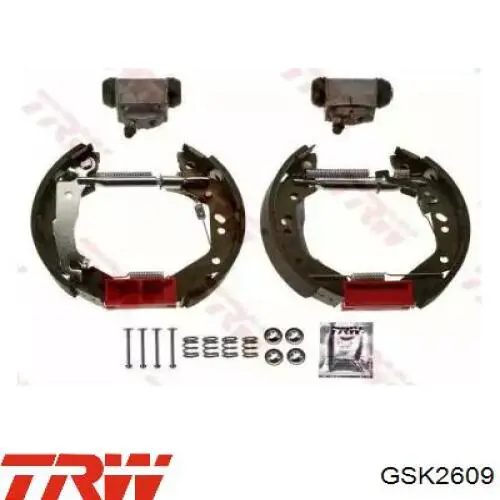 Zapatas de freno de tambor traseras TRW GSK2609 precio, desde 108,54 EUR