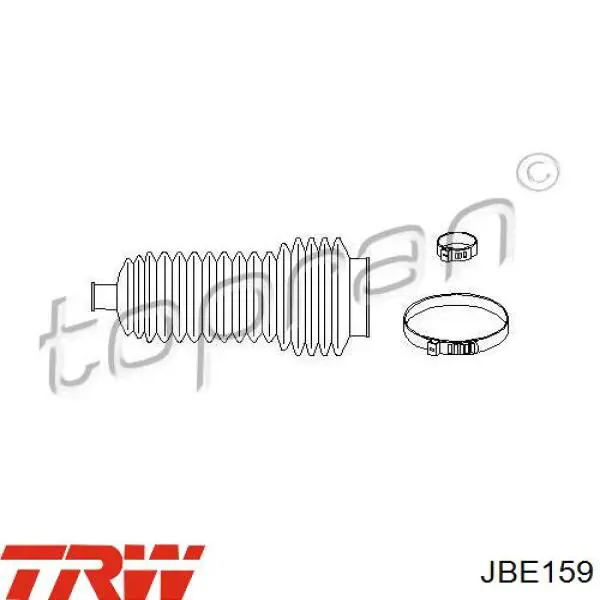 Bota De Direccion Izquierda (Cremallera) para Renault Scenic (JA0)