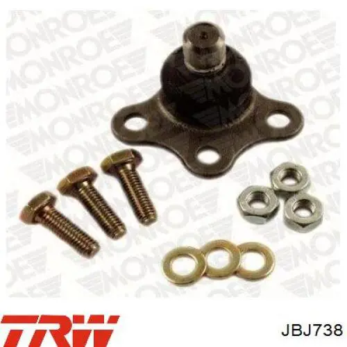 Rótula inferior de suspensión TRW JBJ738 precio, desde 19,78 EUR