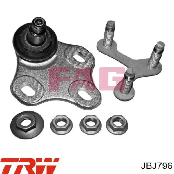 Rótula de suspensión inferior izquierda VAG 8J0407365 precio, desde 26,56 EUR