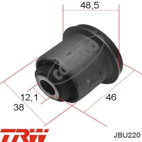 01700442 RTS Silentblock de brazo de suspensión delantero inferior