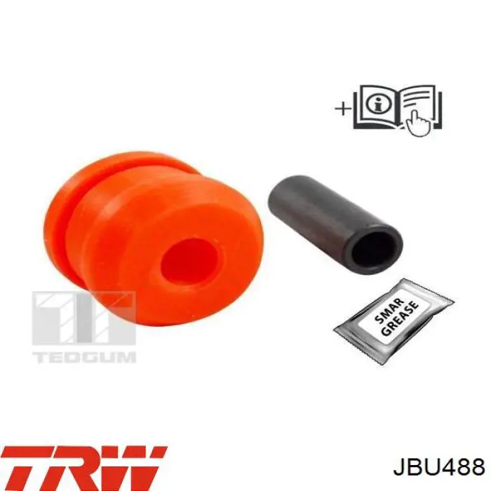 JBU488 TRW silentblock de brazo de suspensión delantero superior