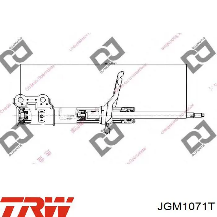 JGM1071T TRW amortiguador delantero izquierdo