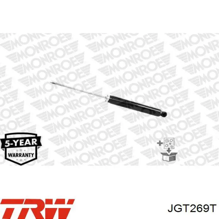 Amortiguador trasero TRW JGT269T precio, desde 46,34 EUR