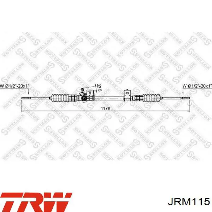 JRM115 TRW cremallera de dirección
