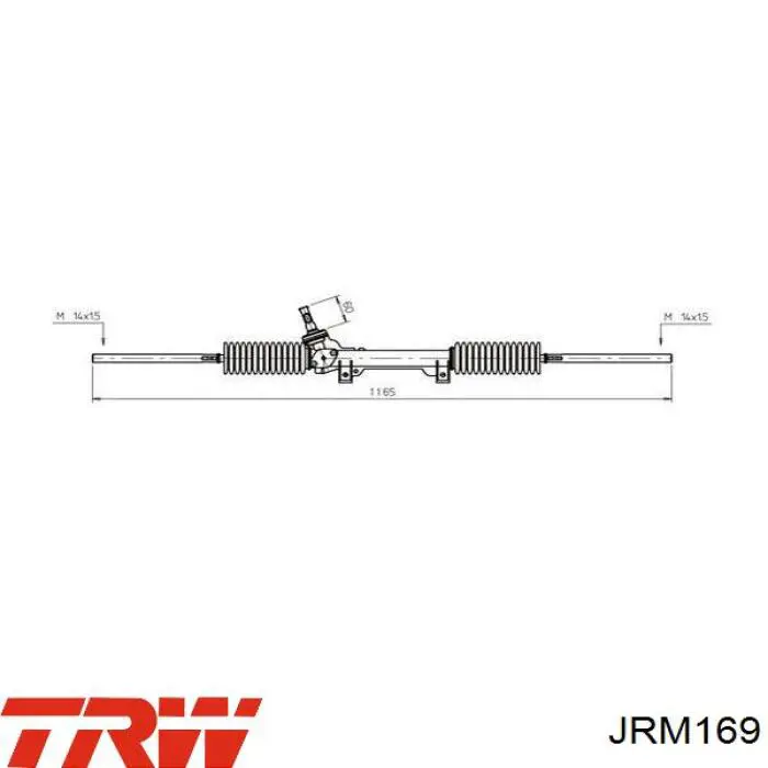 JRM169 TRW cremallera de dirección