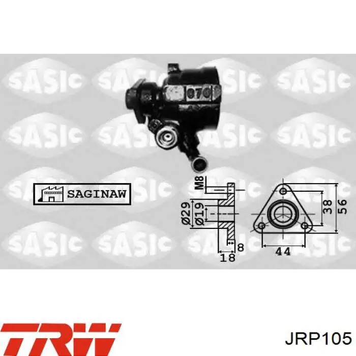 JRP105 TRW cremallera de dirección