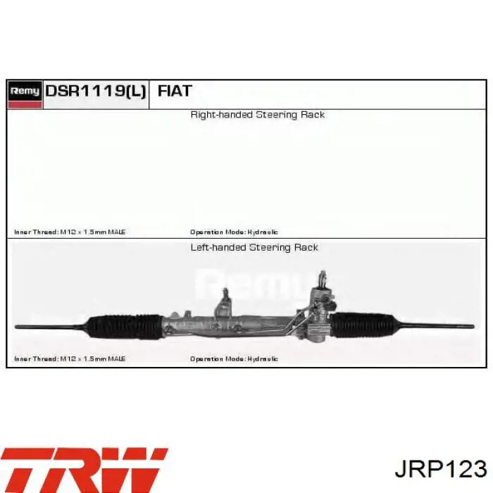 JRP123 TRW cremallera de dirección