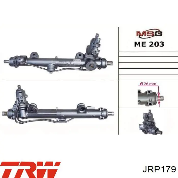 JRP179 TRW cremallera de dirección