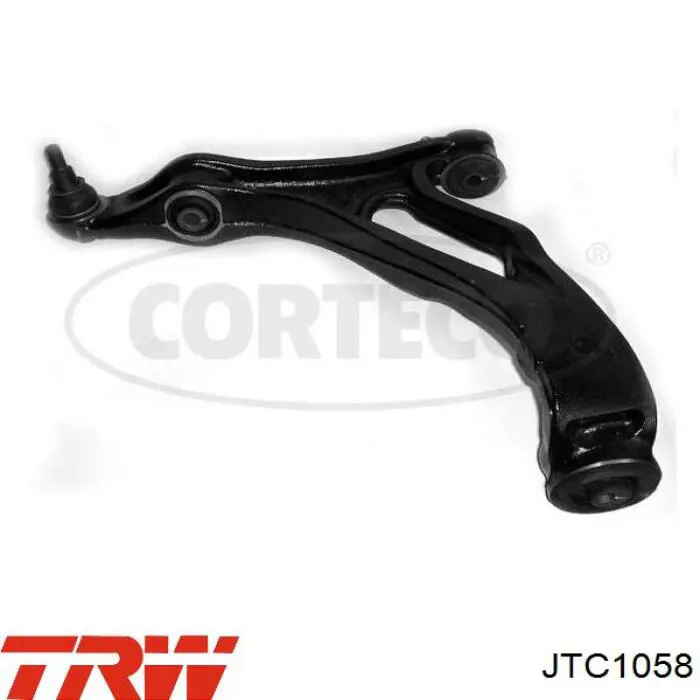 Brazo inferior derecho de la suspensión delantera JTC1058 TRW