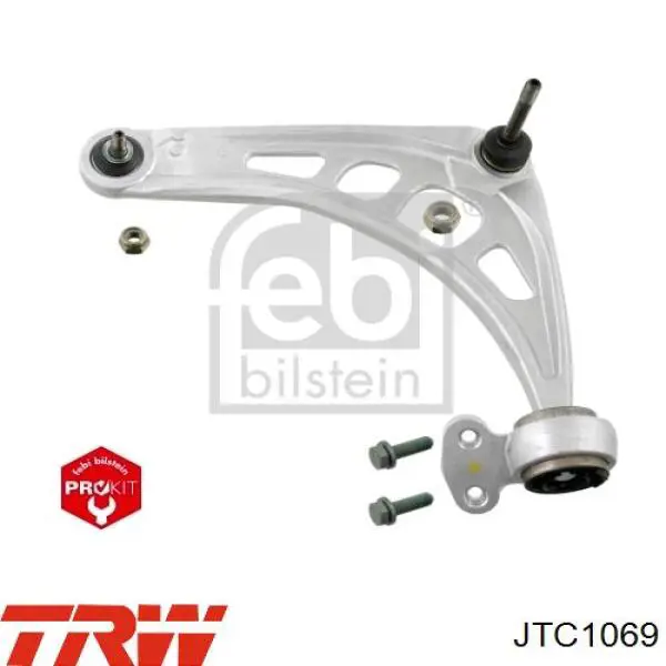 Brazo inferior izquierdo de la suspensión delantera TRW JTC1069 precio, desde 109,72 EUR