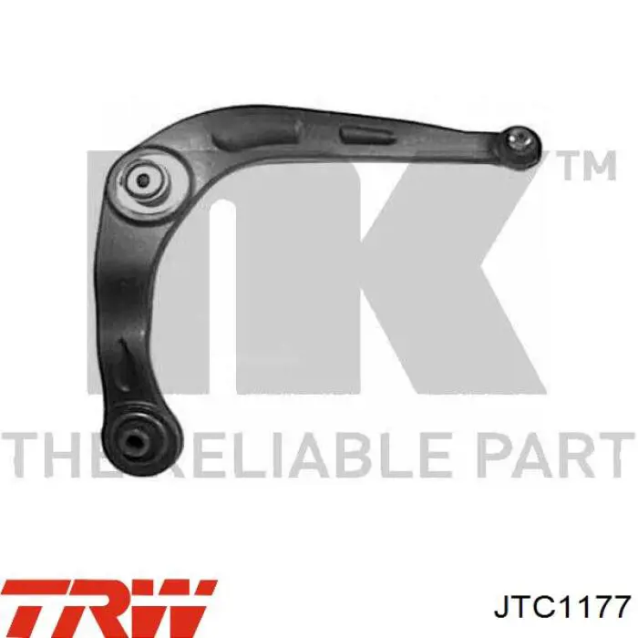 Brazo inferior derecho de la suspensión delantera 00003521P5 Peugeot/Citroen