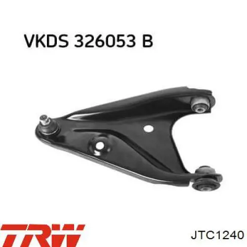 Brazo inferior izquierdo de la suspensión delantera TRW JTC1240 precio, desde 38,40 EUR