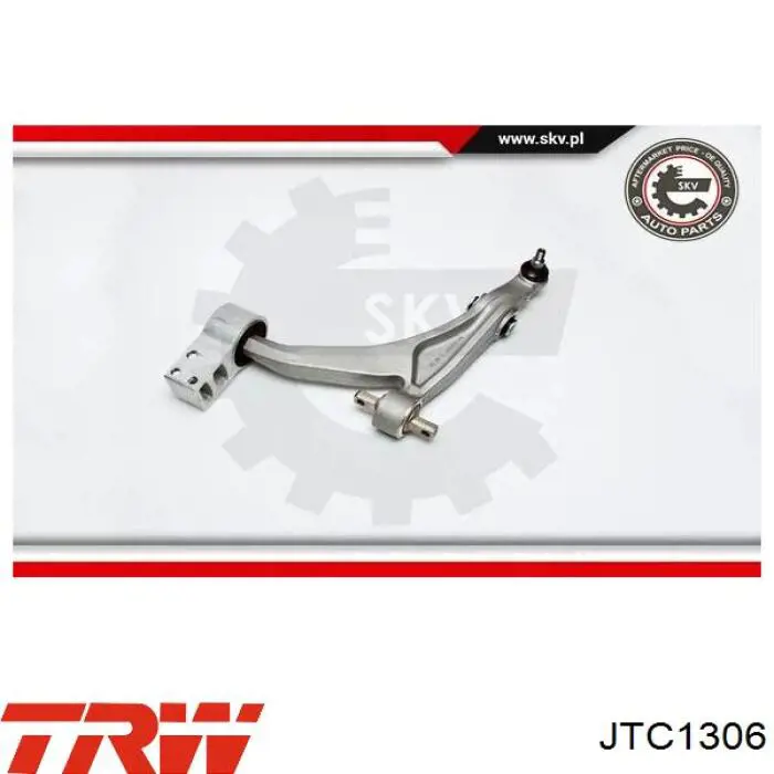 Brazo inferior derecho de la suspensión delantera TRW JTC1306