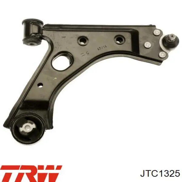 Brazo inferior izquierdo de la suspensión delantera 6160500029 Meyle