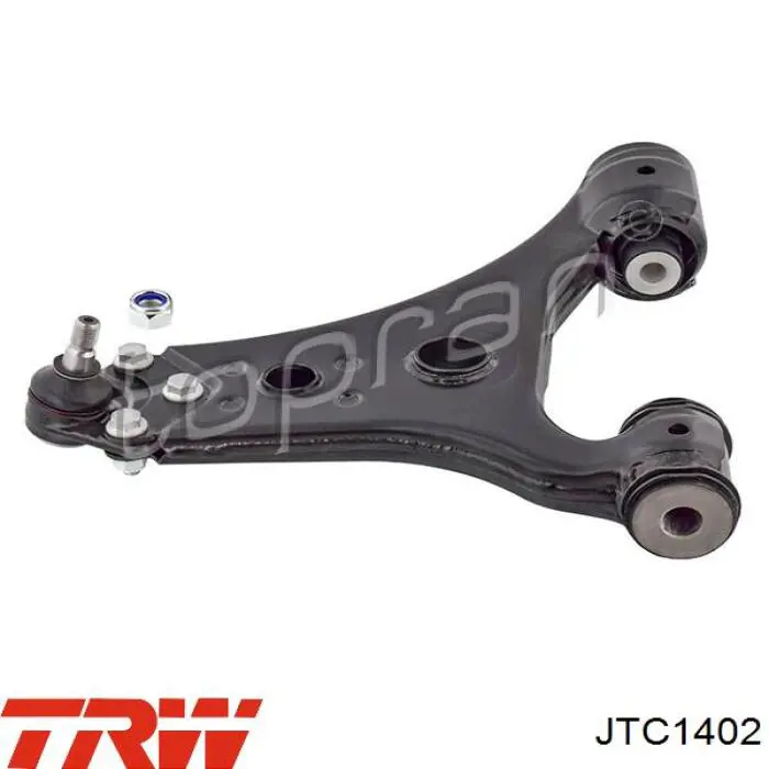Brazo inferior izquierdo de la suspensión delantera Mercedes A1693300907