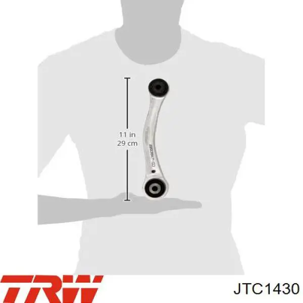 Brazo superior izquierdo de la suspensión trasera TRW JTC1430 precio, desde 68,68 EUR