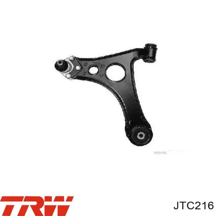 Brazo inferior izquierdo de la suspensión delantera A1683300807 Mercedes
