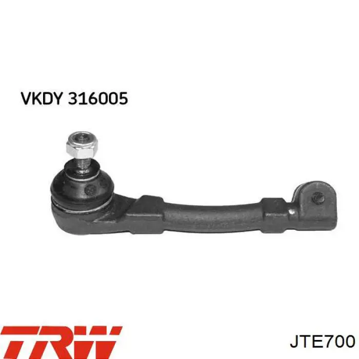 JTE700 TRW rótula barra de acoplamiento exterior