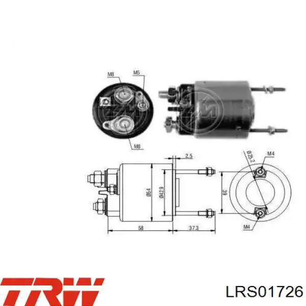 LRS01726 TRW motor de arranque