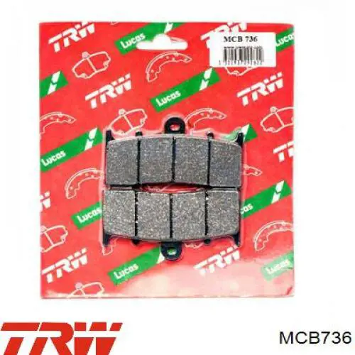 Comprar MCB736 TRW Pastillas delanteras de freno