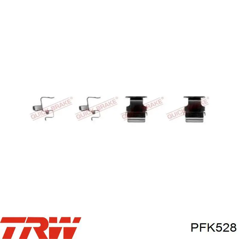 Juego de resortes de sujeción de pastillas de freno traseras Mitsubishi MR510545 precio, desde 4,59 EUR