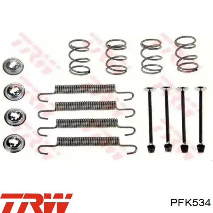 Comprar Juego de resortes de sujeción de pastillas de freno delanteras Volkswagen Transporter T5 7HB, 7HJ, 7EB, 7EJ