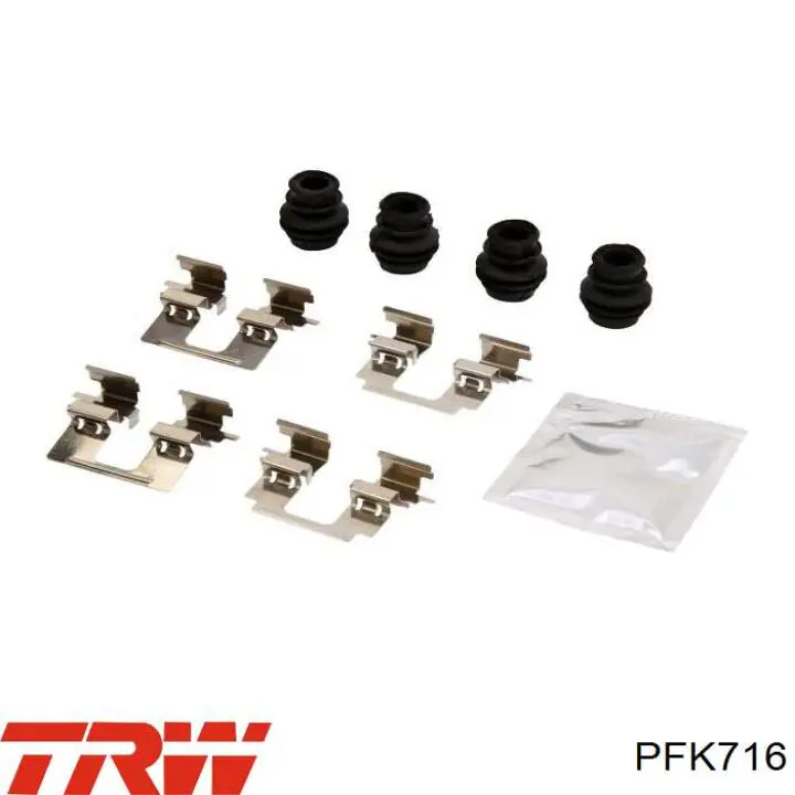 Juego de resortes de sujeción de pastillas de freno traseras Mitsubishi 4605A818 precio, desde 17,21 EUR